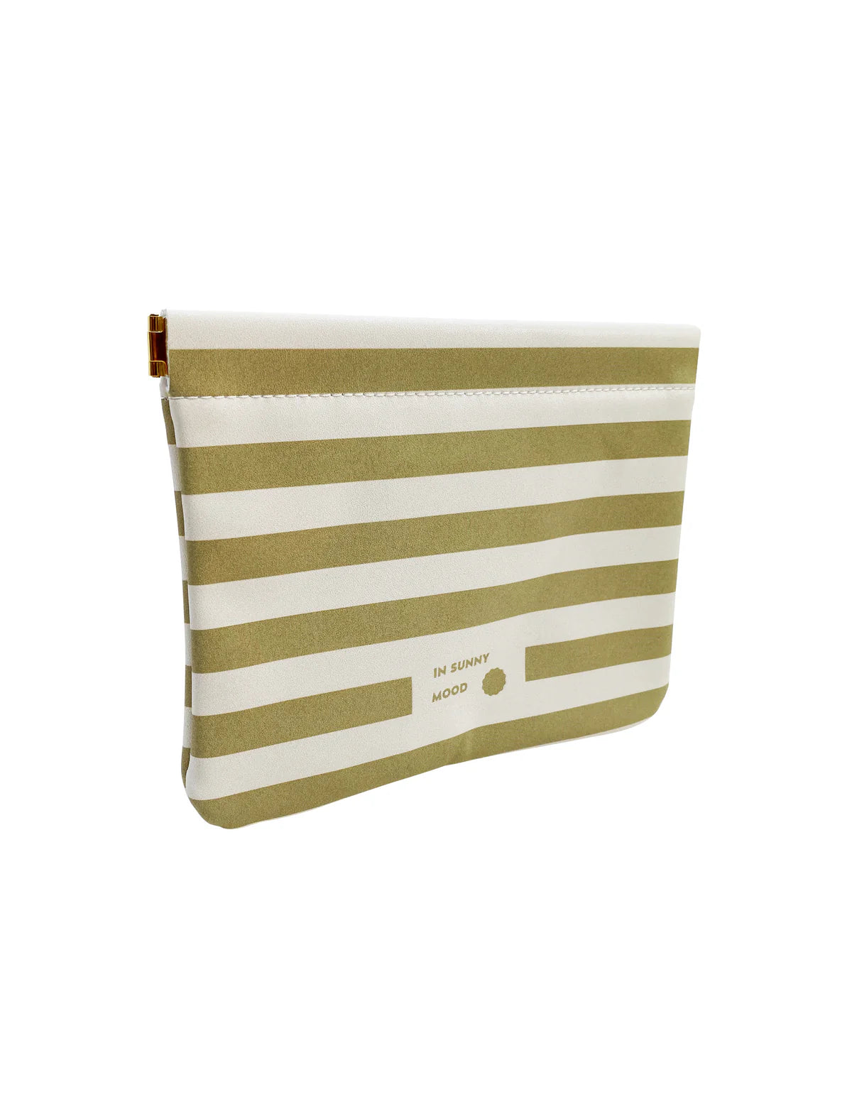 In Sunny Mood, Pouch Medium Stripe Beige