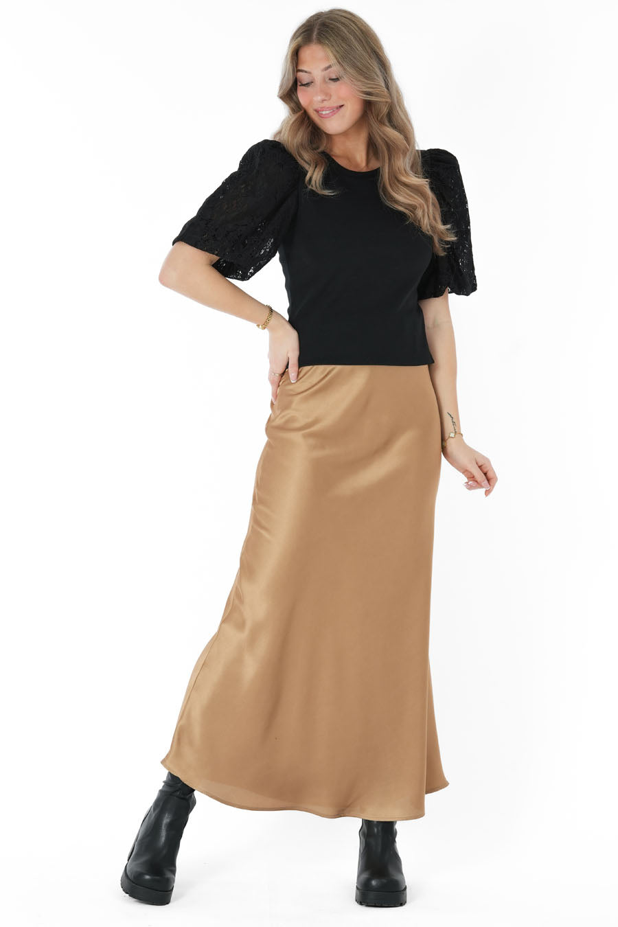 Capri Lorraine Skirt Amber Gold