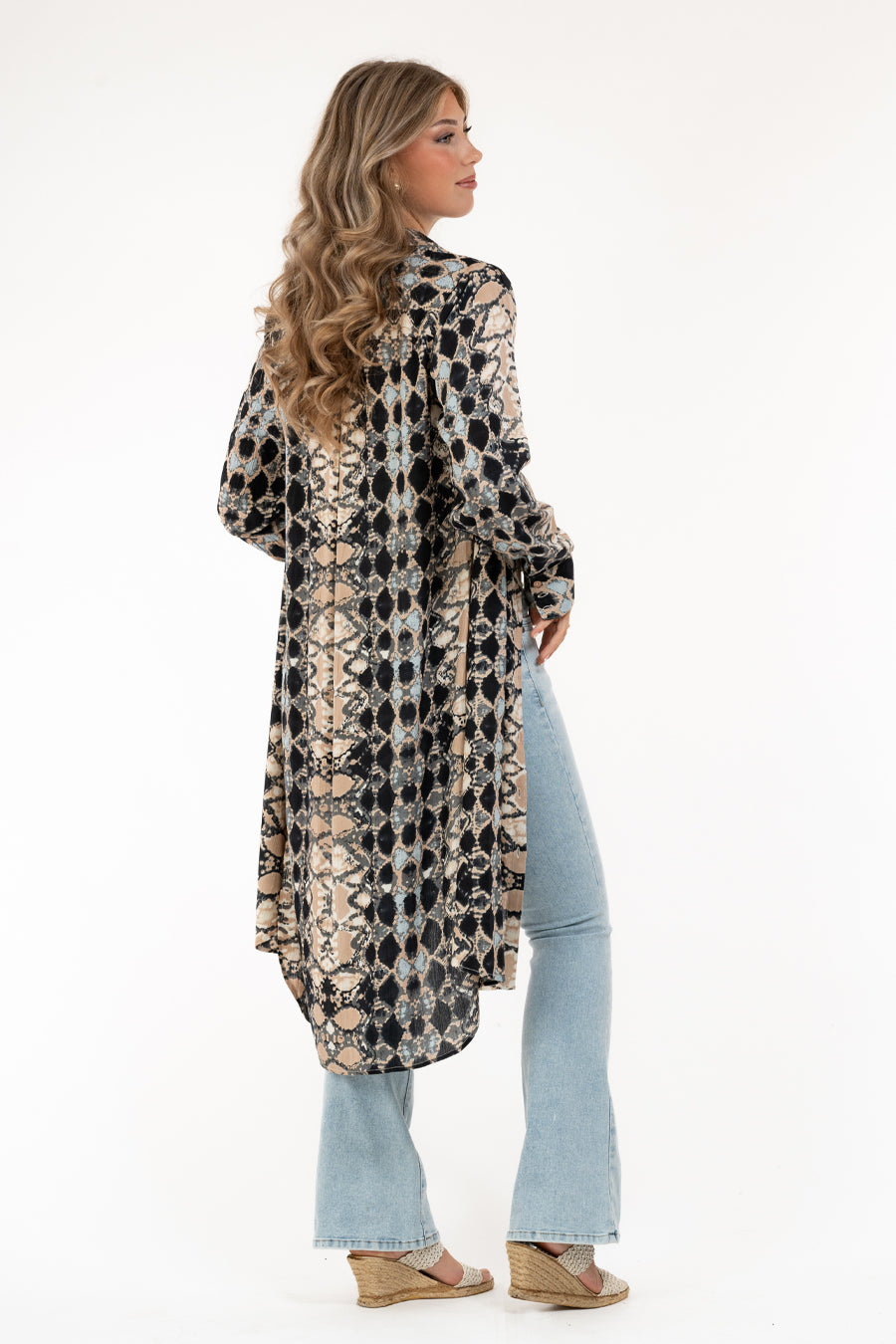 Capri Othilia Long Shirt Dove blue Sand