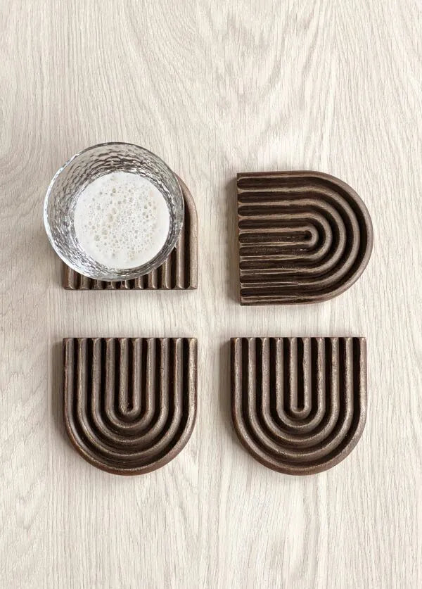 Coasters Pozzi brown 4-p