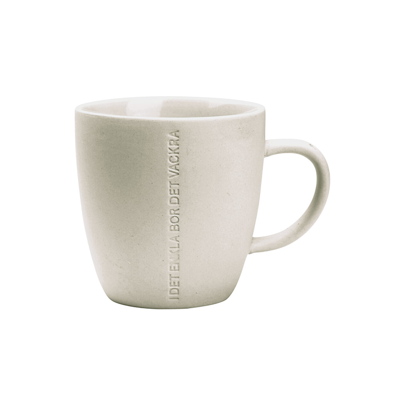 Kaffemugg "I det enkla" naturvit - Ernst