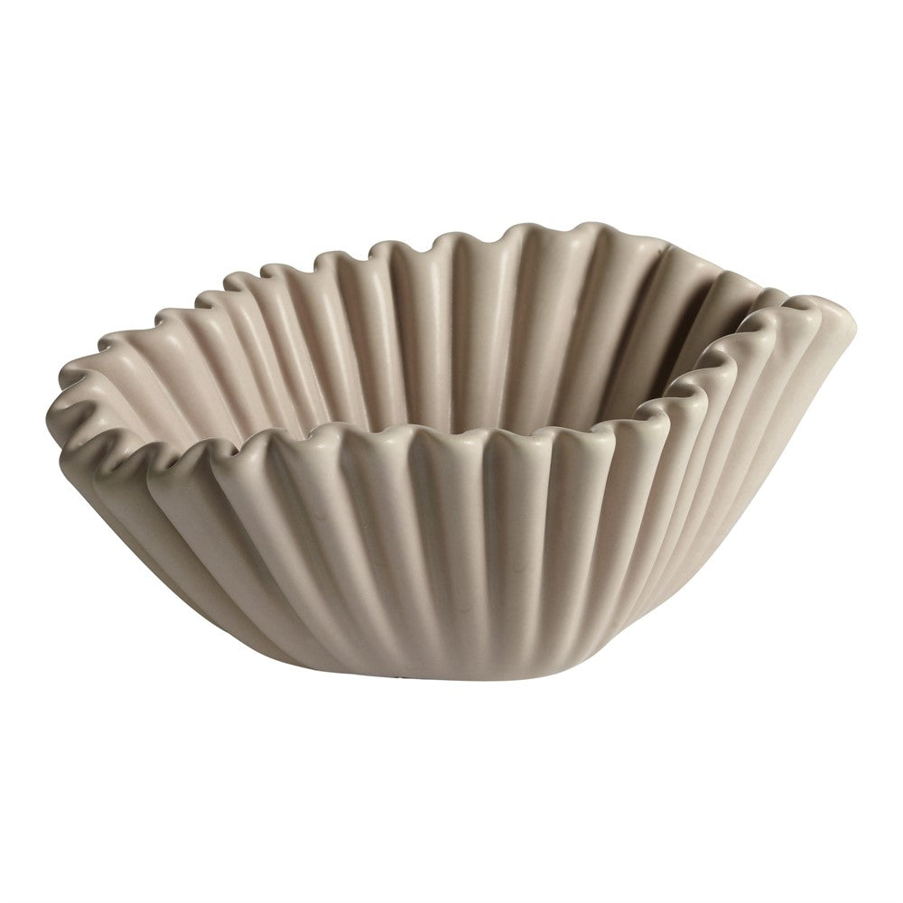 Skål Vilja beige liten