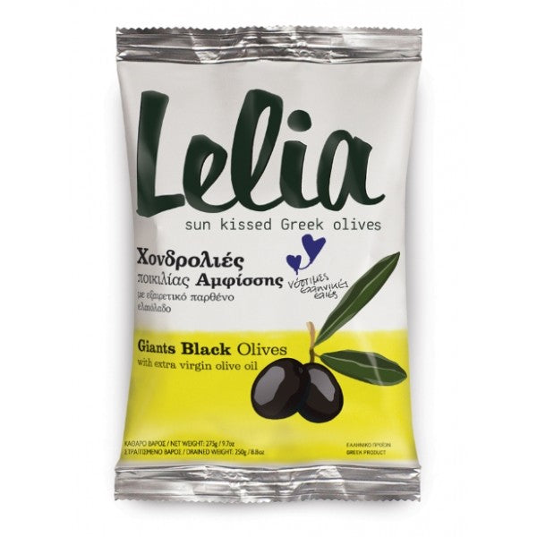 Lelia Tjocka Svarta "Amfissa" oliver 250g