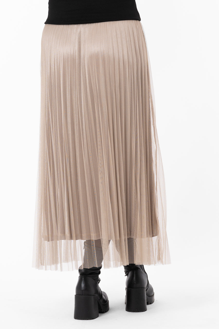 Clemence Reversable Skirt Caffe Latte – kjolar från Capri Collection