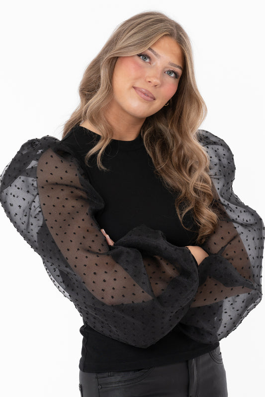 Genova Top Black – toppar från Capri Collection