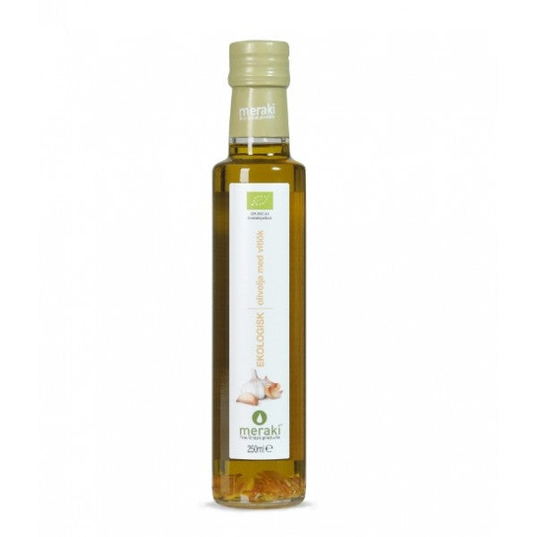 Meraki ekologisk extra virgin olivolja Vitlök 250ml